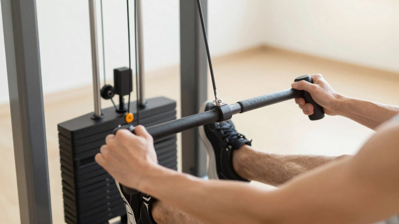 Close-up of leg press machine demonstrating progressive overload